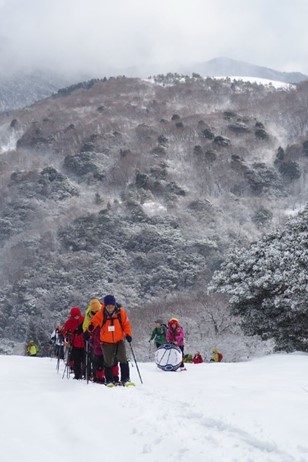 「大江山スノーシュー」