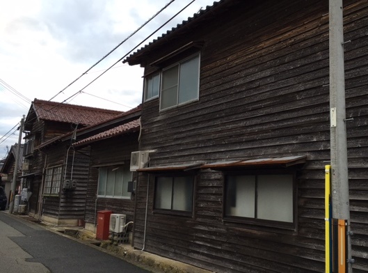 Cityscape d'Amino, la Ligne des maisons de tisserand dans Yasaka