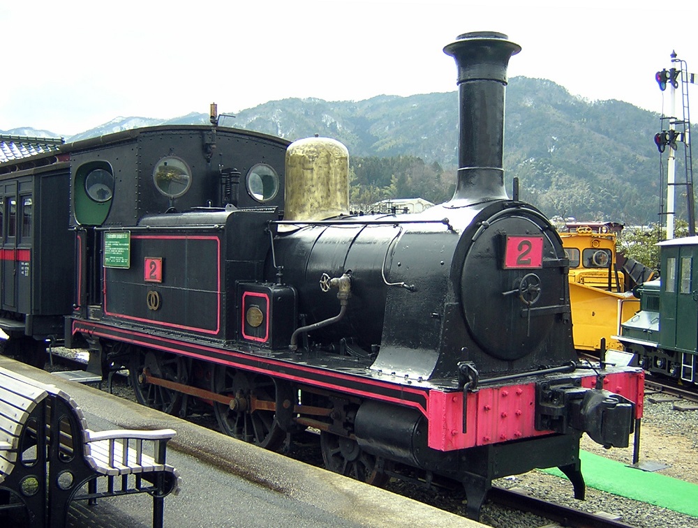 旧加悦鉄道２号機関車（１２３号機関車）