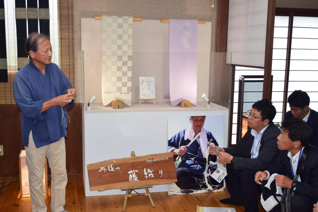 日本最古の織物「藤布」