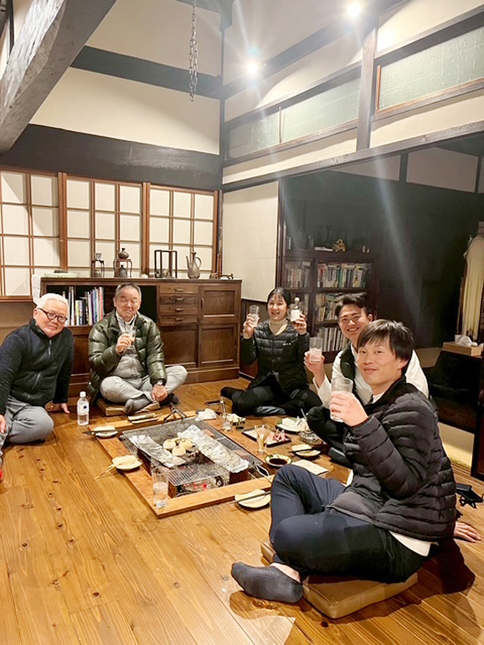 点心に囲炉裏料理　リロージ流のおもてなし