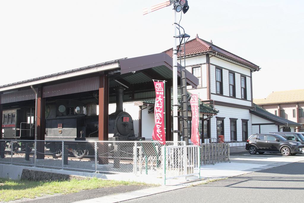 ４月にリニューアルした加悦鉄道資料館