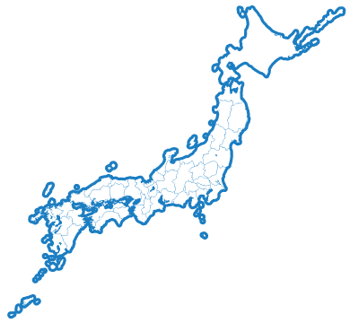 japan map