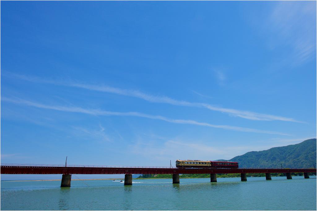 京都丹後鉄道-由良川橋梁-