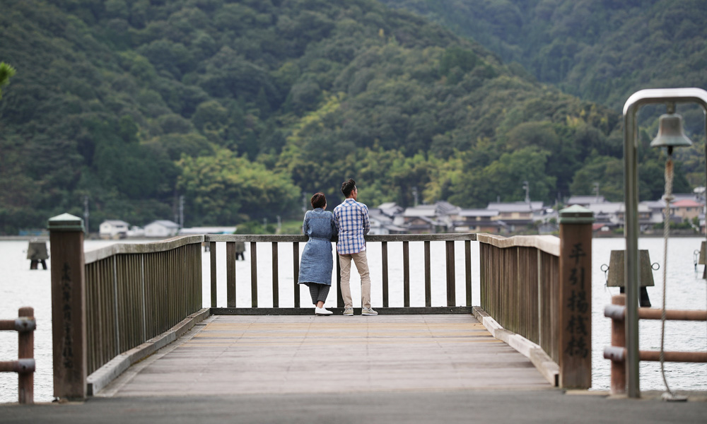 復元された平引揚桟橋