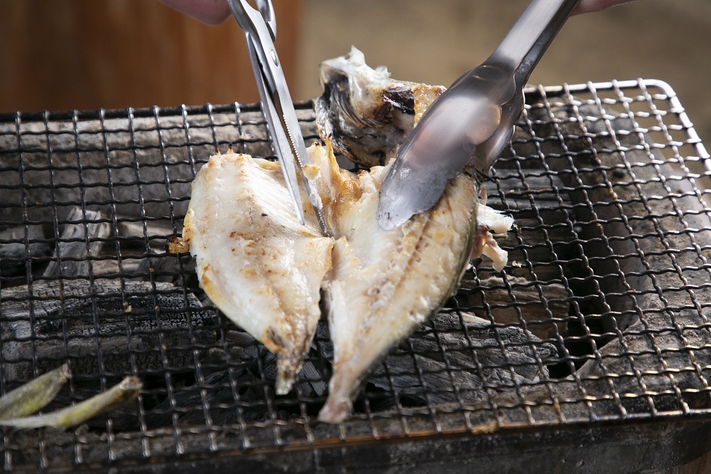 カネマスの七輪焼き