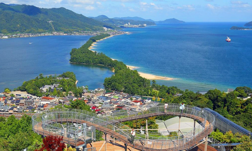 天橋立の人気展望所のひとつ「天橋立ビューランド」