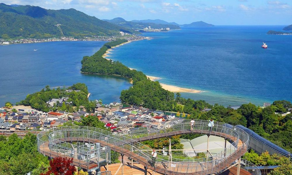 天橋立の人気展望所のひとつ「天橋立ビューランド」