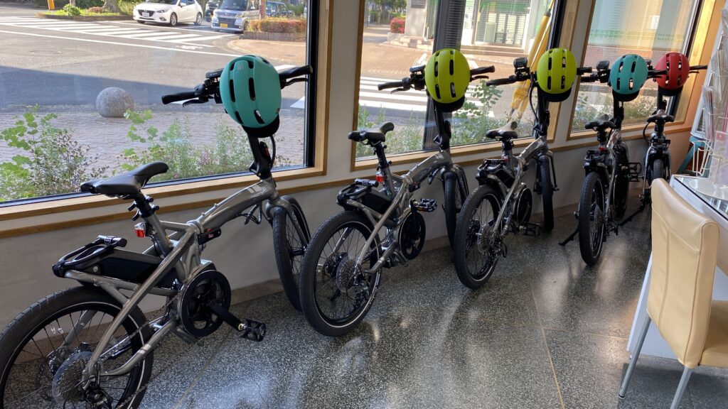 福知山駅前でe-Bikeのレンタル！