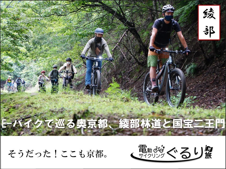 11/23（水）E-バイクで巡る奥京都、綾部林道と国宝二王門