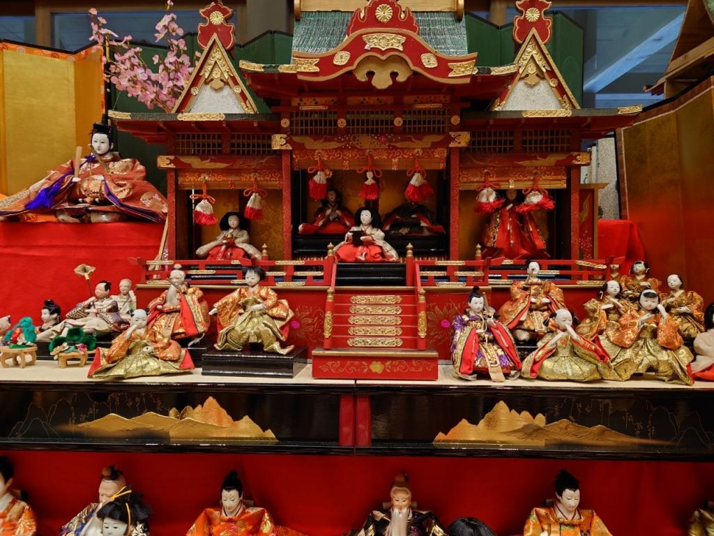 小町公園「ひな人形」飾り（第9回）