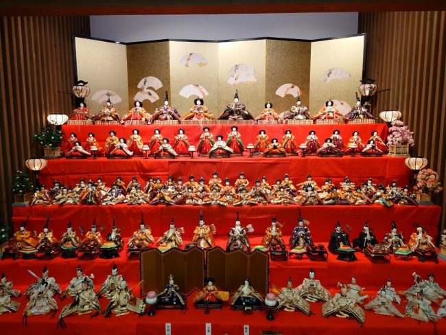 小町公園「ひな人形」飾り（第9回）