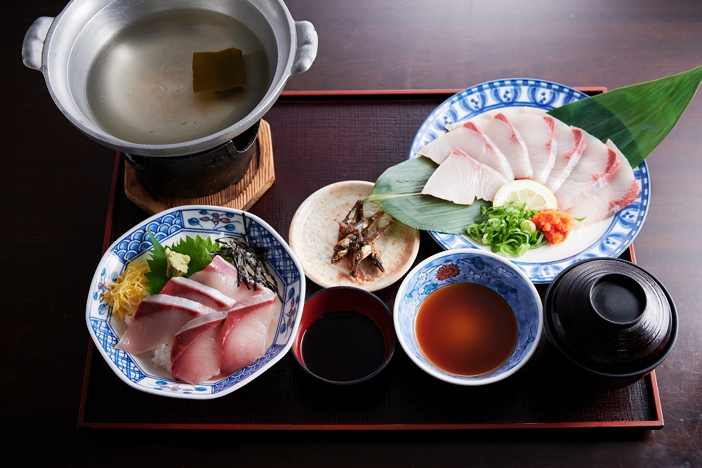 鰤しゃぶ、ブリ丼セット