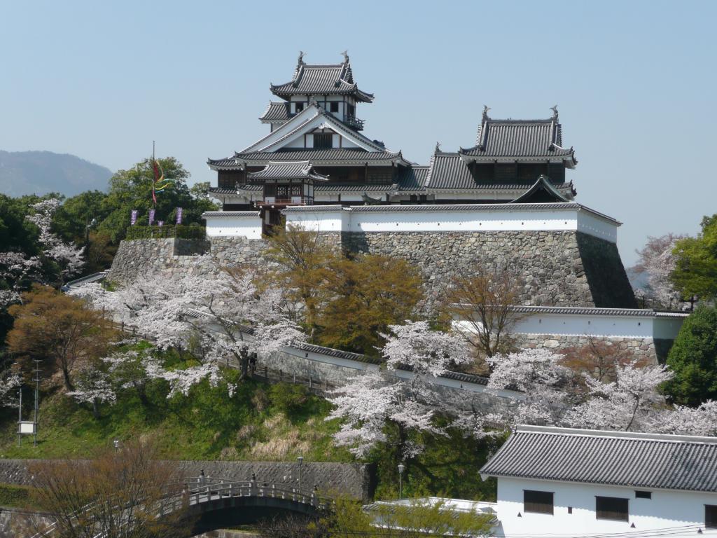 「福知山城」（春）