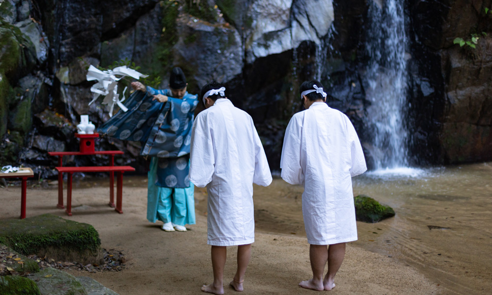日本の滝百選「金引の滝」