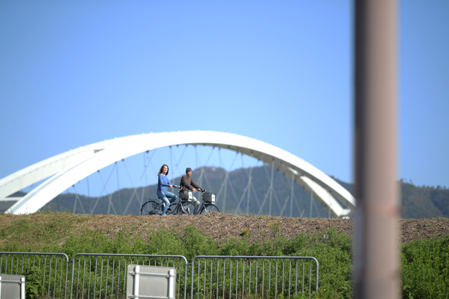 由良川と音無瀬橋