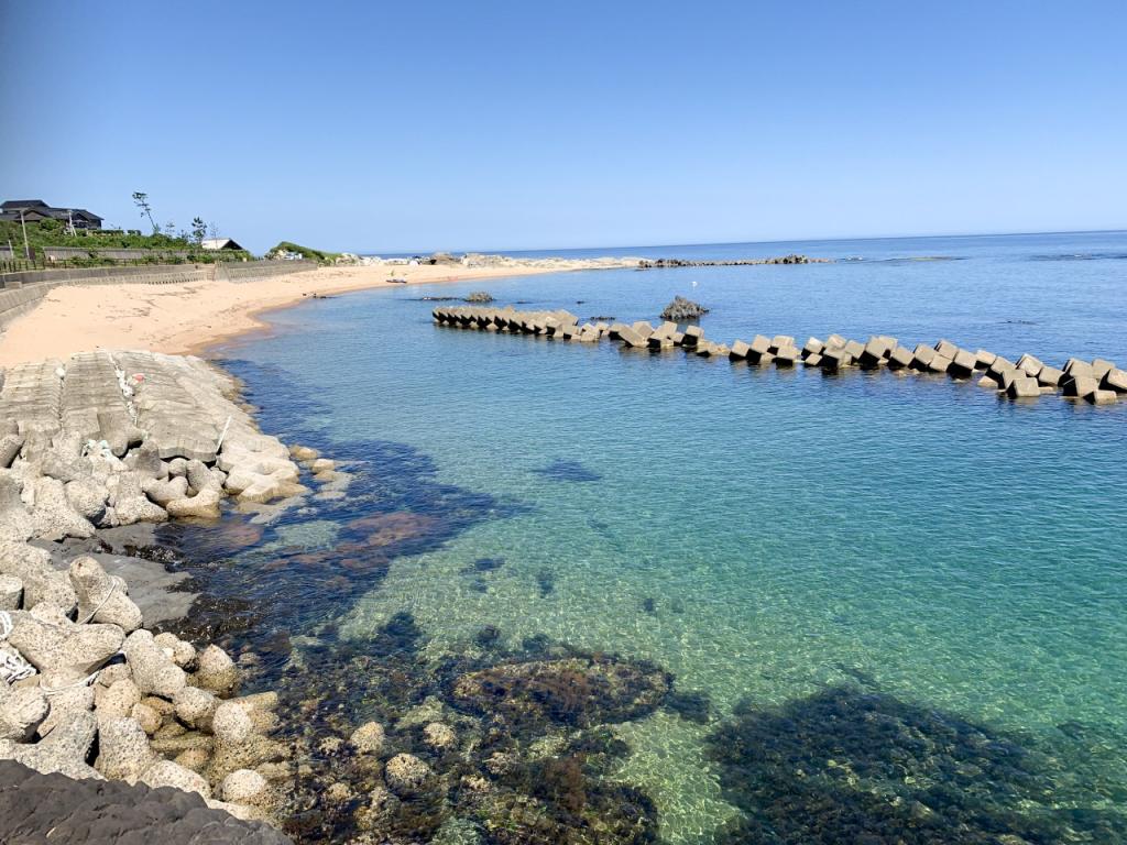 立岩・後ヶ浜海水浴場