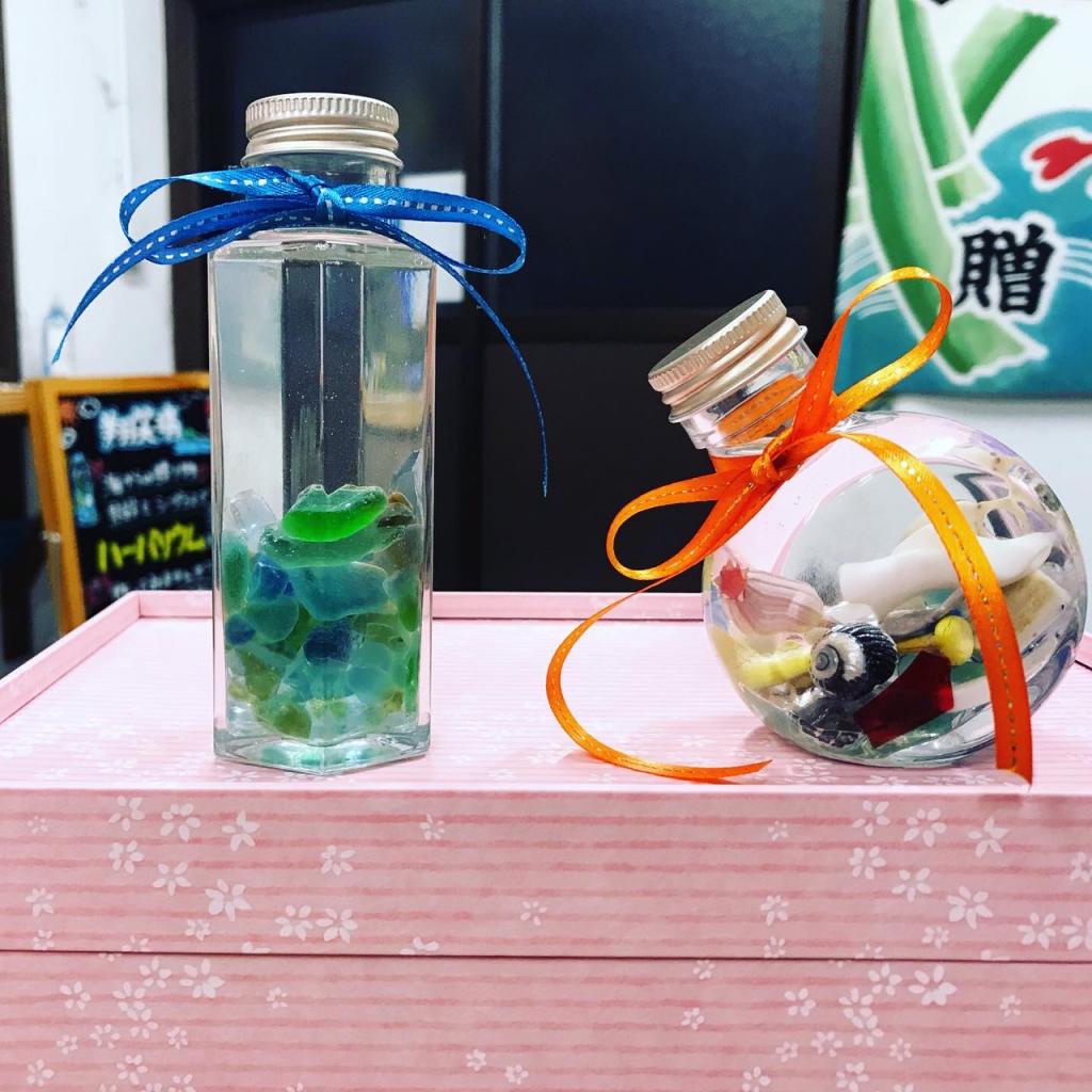 世界に一つだけを作る！丹後の海の宝物ハーバリウム作り体験