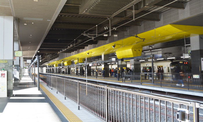 ①JR京都駅から乗車される場合