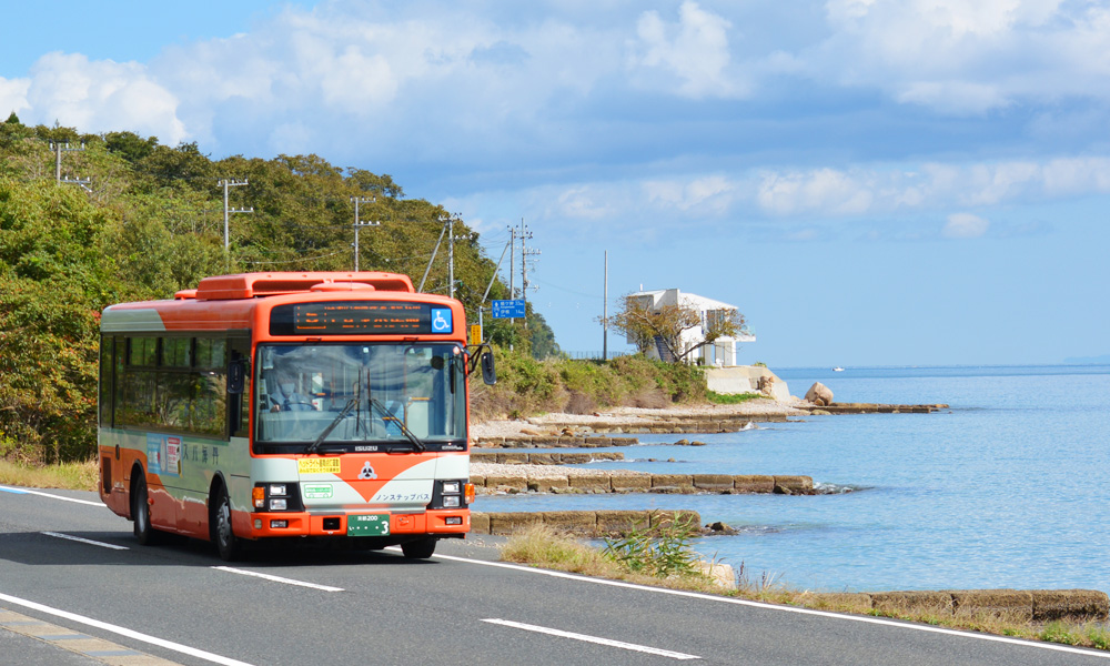 主要な降車場所からの2次交通