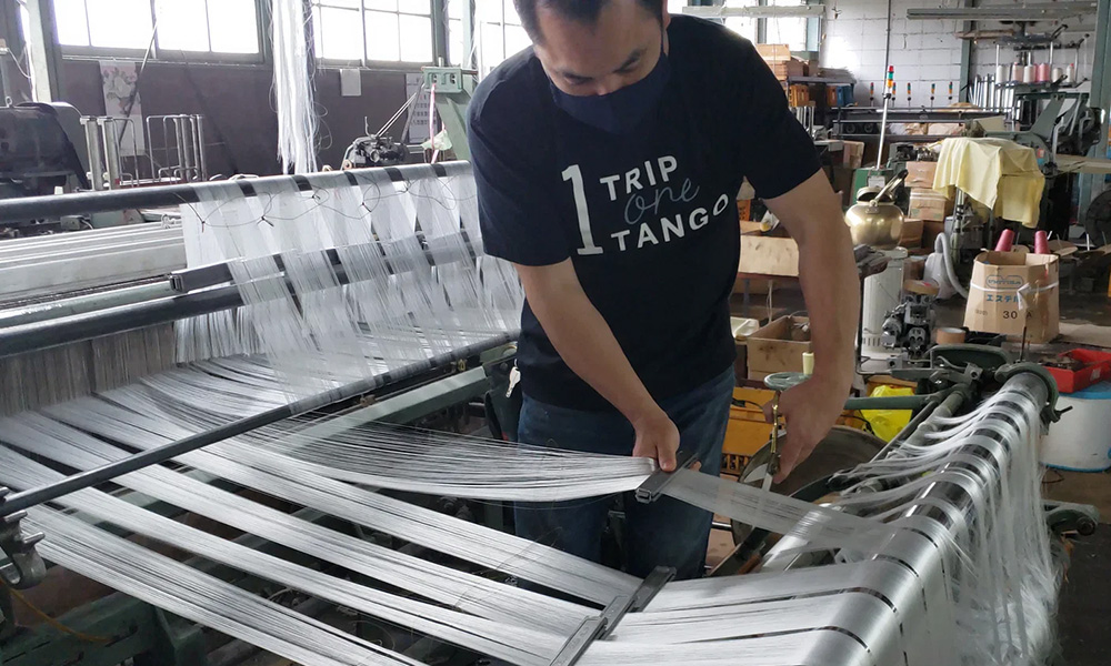 丹後ちりめん工場見学