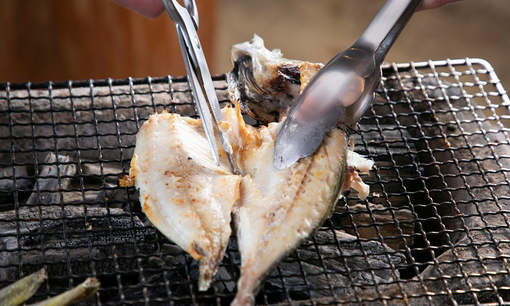 カネマスの七輪焼き（天橋立）